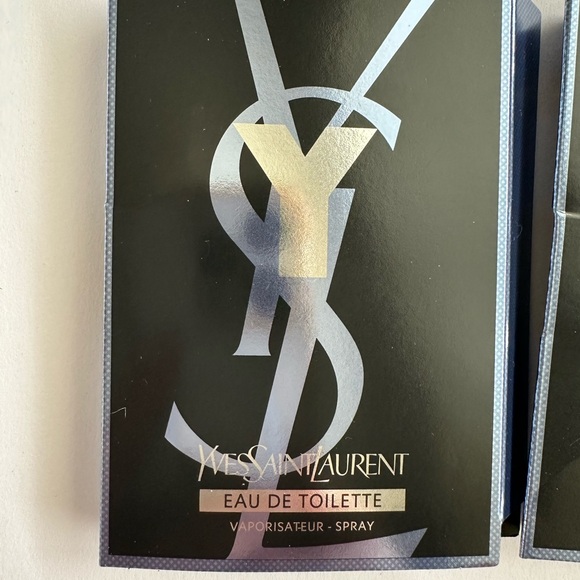 2PCS- Yves Saint Laurent YSL Y Men Cologne .04oz-1.2ml EDT Spr Sample . - Picture 2 of 3